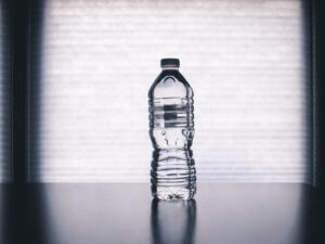 Photo Clear plastic bottle