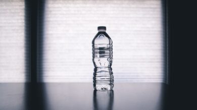 Photo Clear plastic bottle