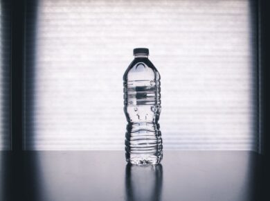 Photo Clear plastic bottle