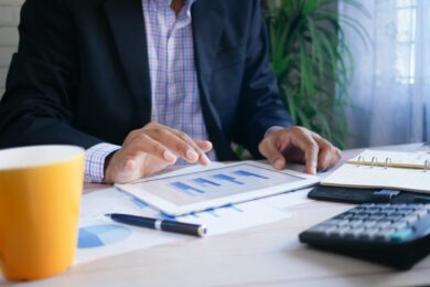 Photo Financial graph