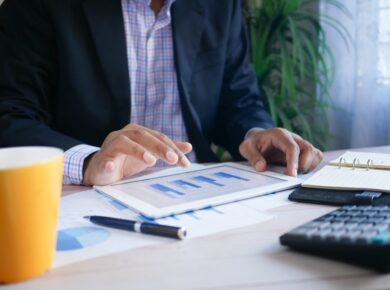 Photo Financial graph